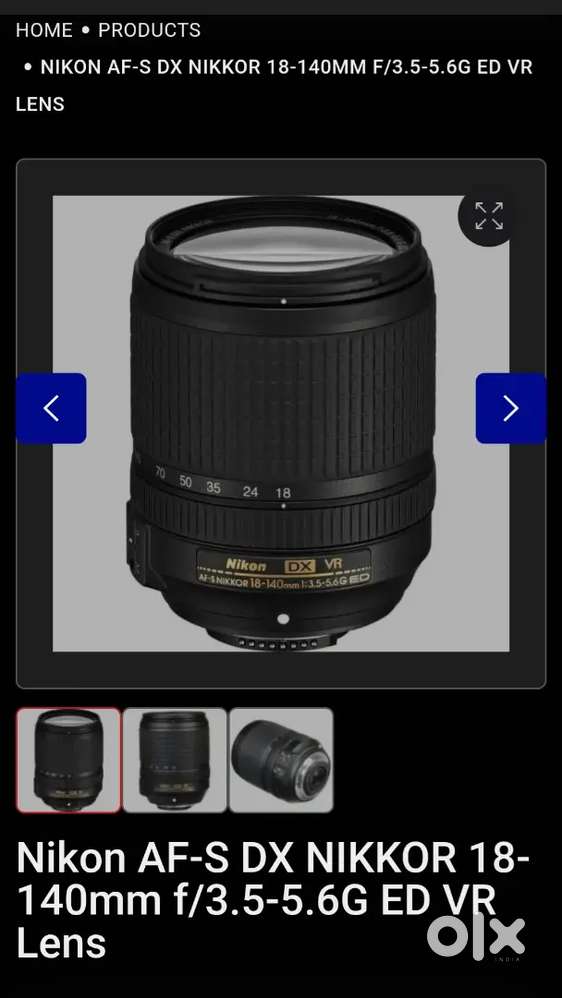 NIKON zOOM  lens and Godox flash light