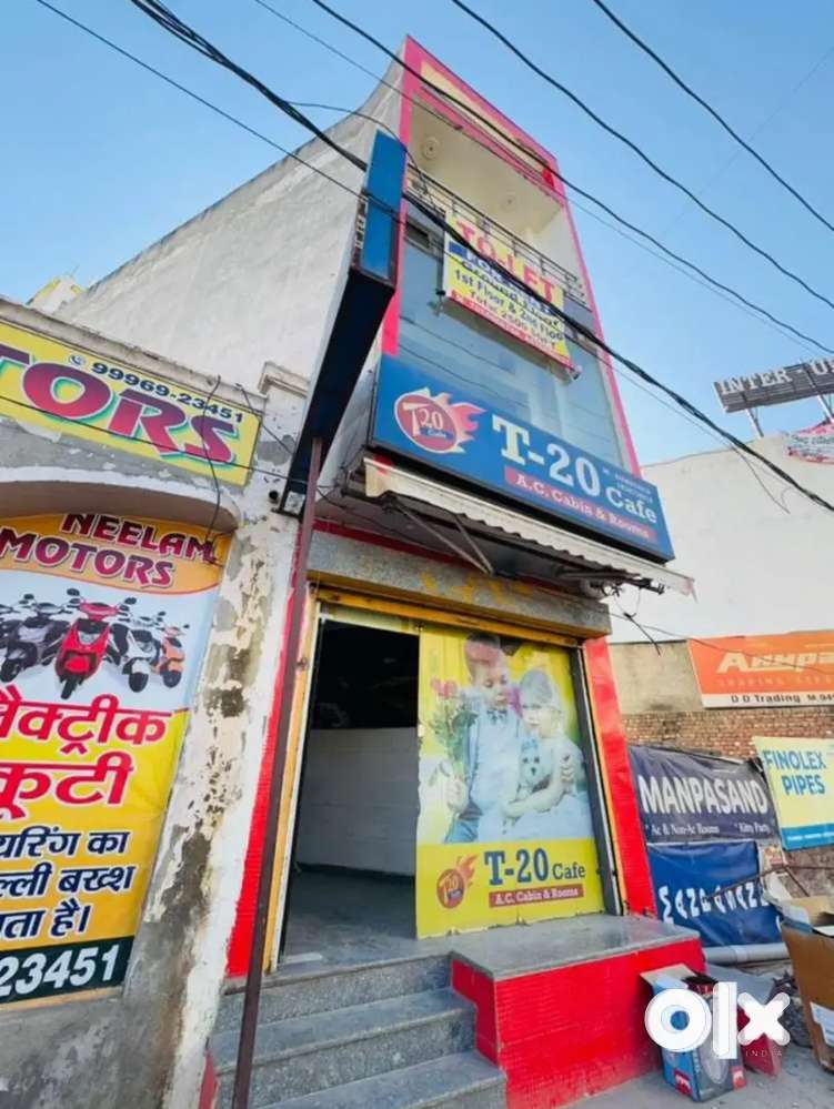 In rohtak Area available for shop,cafe,hotel, resturant etc
