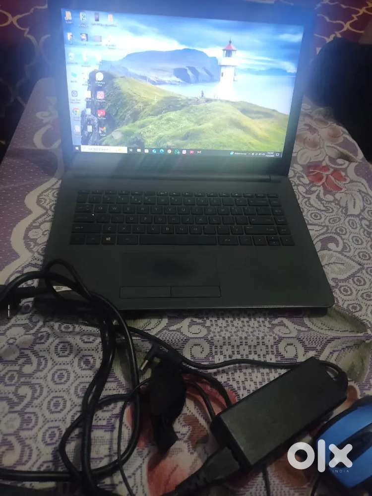 Hp laptop + keyboard+  Mouse