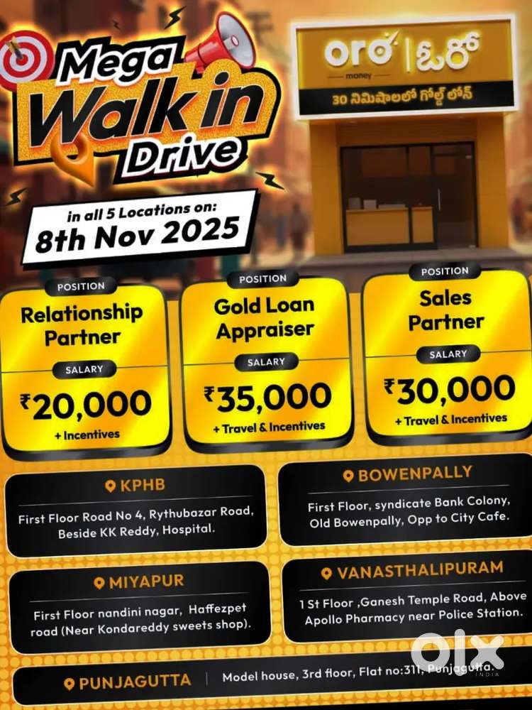 Sale partner and Gold Appraiser