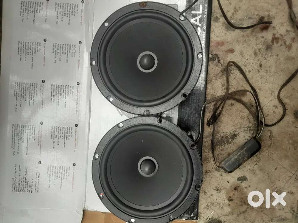 CAR AUDIO ,COMPONENT AND WOOFER SPEAKERS WITH TWITTERS