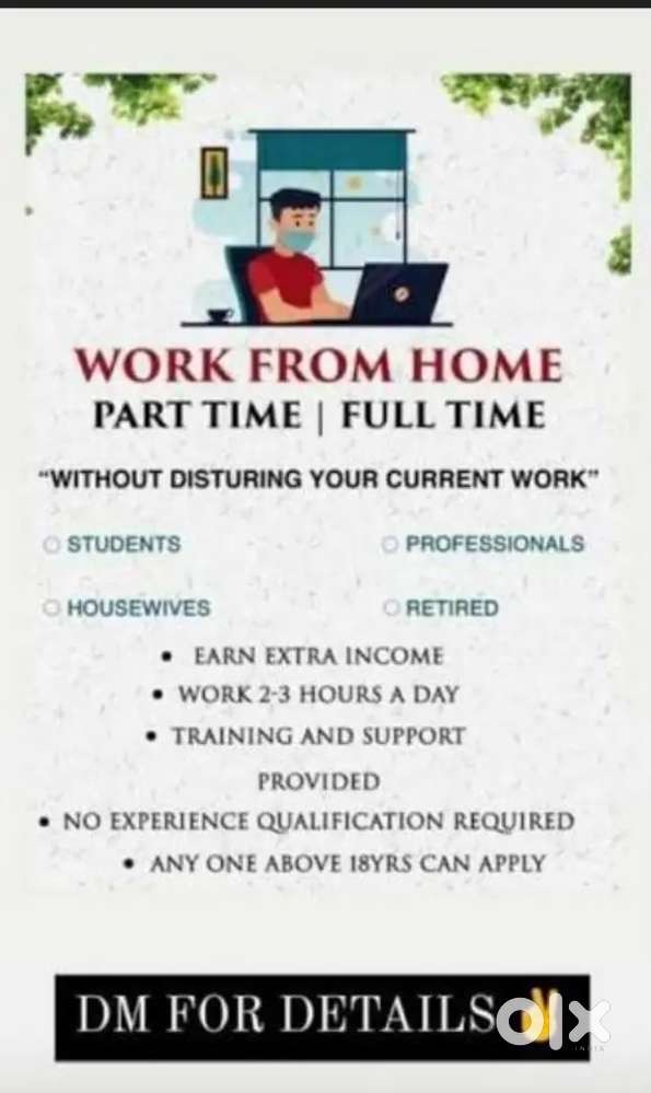 Online work from home