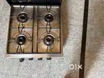 Vinod Stainless Steel 4 burner LPG GAS stove