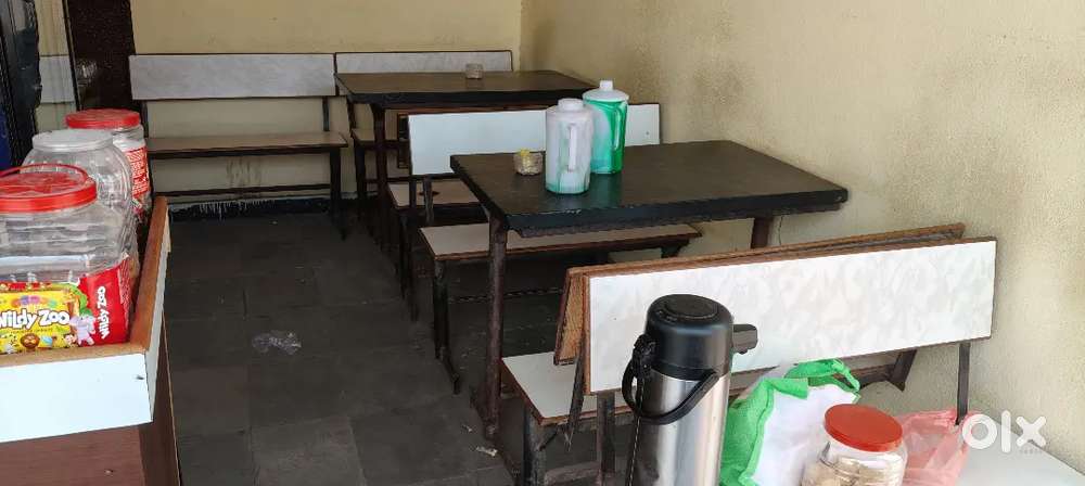 Hotel table and new counter and rex for sell