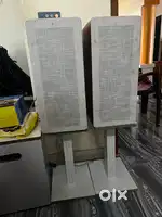 3way bookshelf speakers and amp for sale