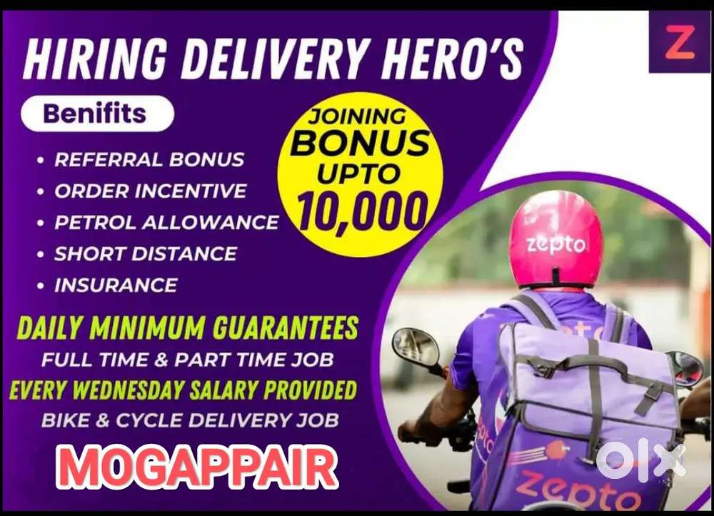 ZEPTO MOGAPPAIR GROCERY MONDAY - FRIDAY MG 1250₹ SAT,SUNDAY MG 1500₹