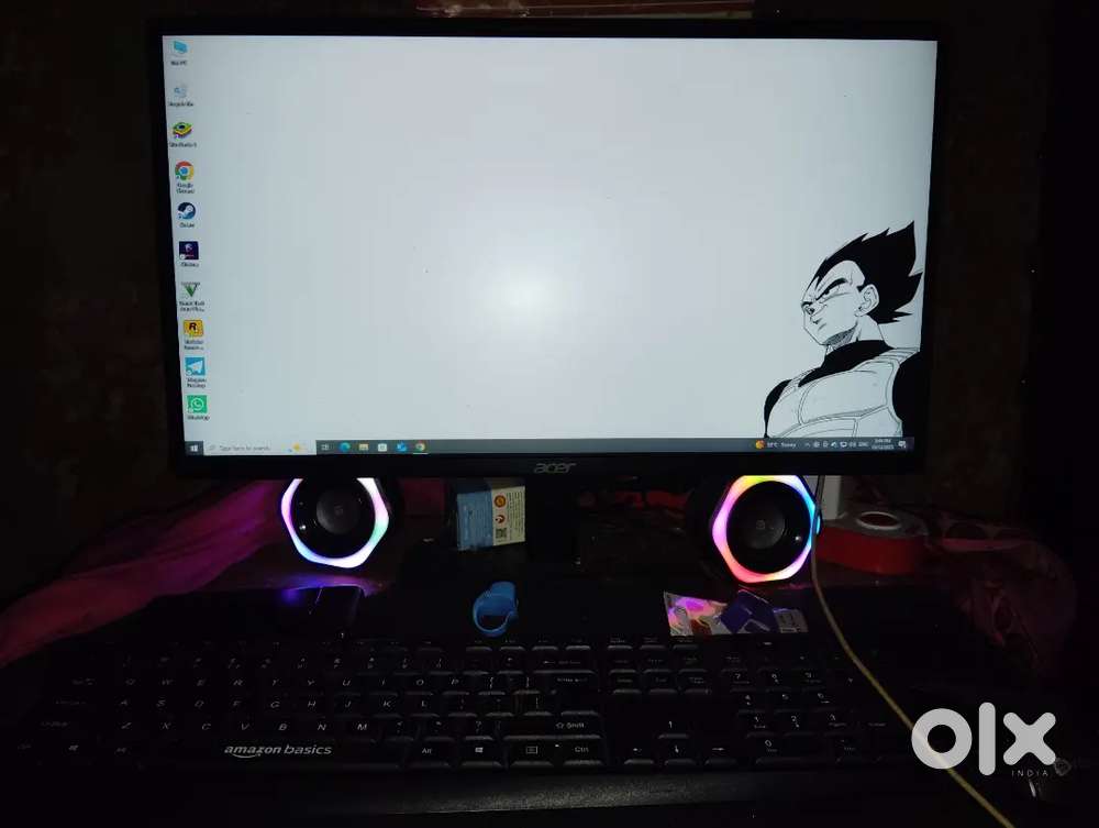 i7 Gaming & work pc  16gb ram  ssd  acer 21.5 monitor  full setup