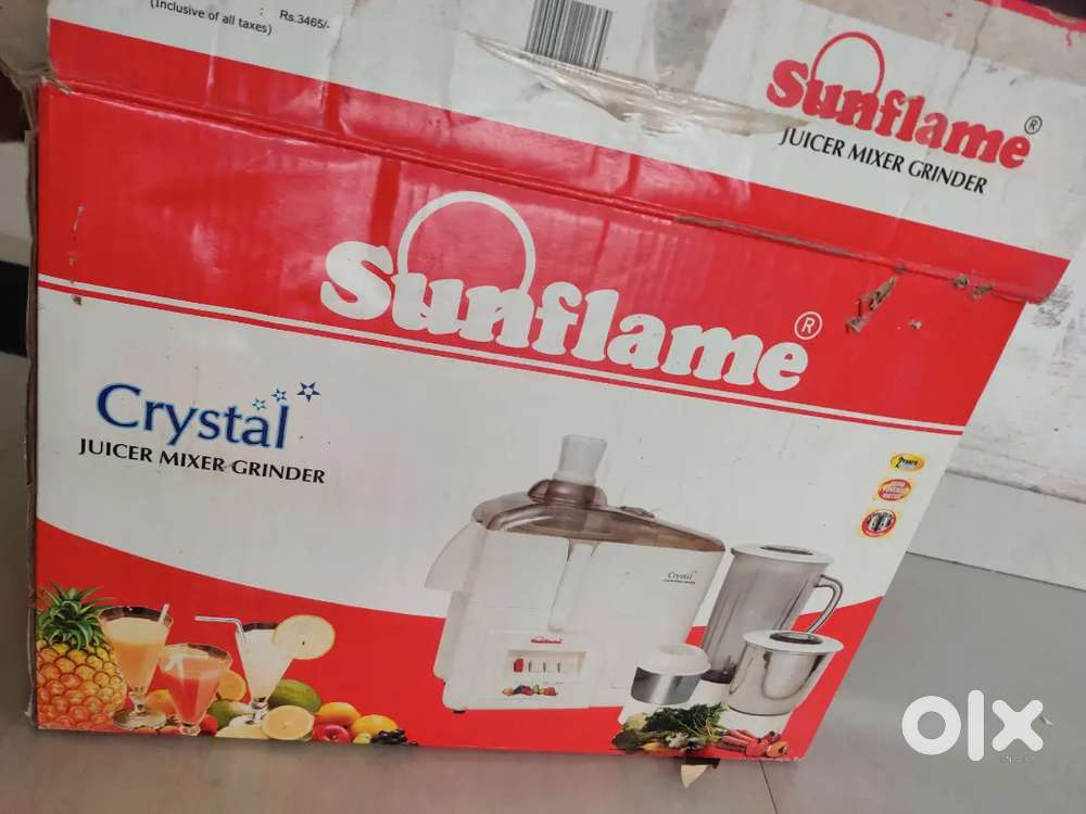Sunflame mixer juicer grinder.proper working.no warranty.fixed price