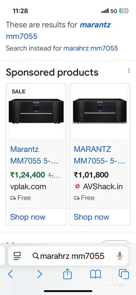 Marantz mm7055 5 channel power amp