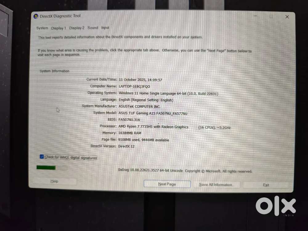 ASUS TUF Gaming A15  Ryzen 7 + RTX 4050
