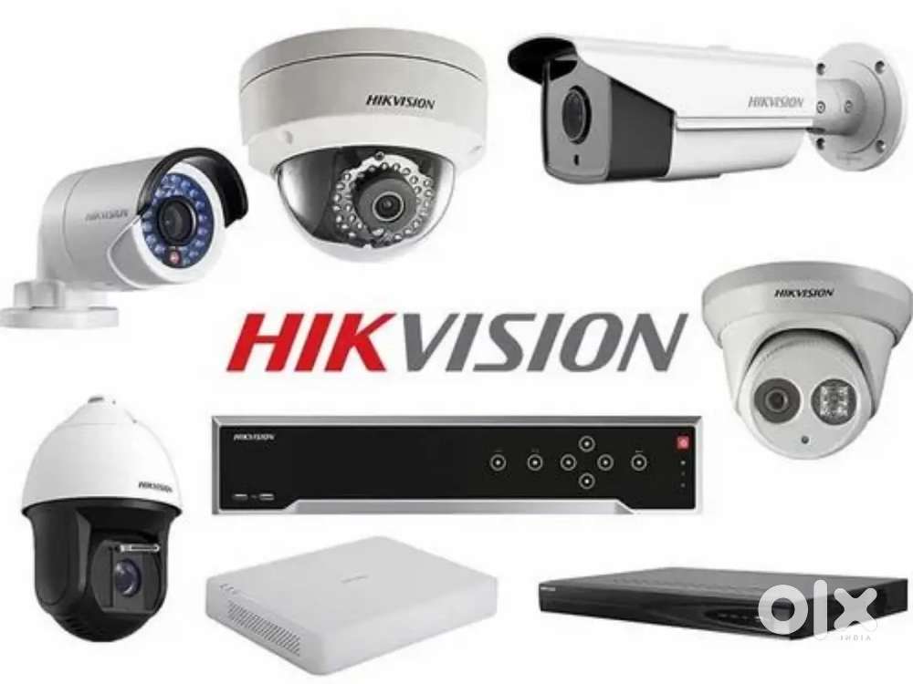 Dahua, panasonic, godrej, hikvision 2 /4  camera set