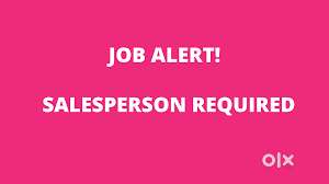 URGENT SALES PERSON REQUIRED FOR GARMENTS SHOP