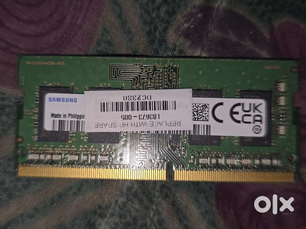 Samsung 4GB DDR4 Laptop RAM 2400MHz (Working Perfectly)
