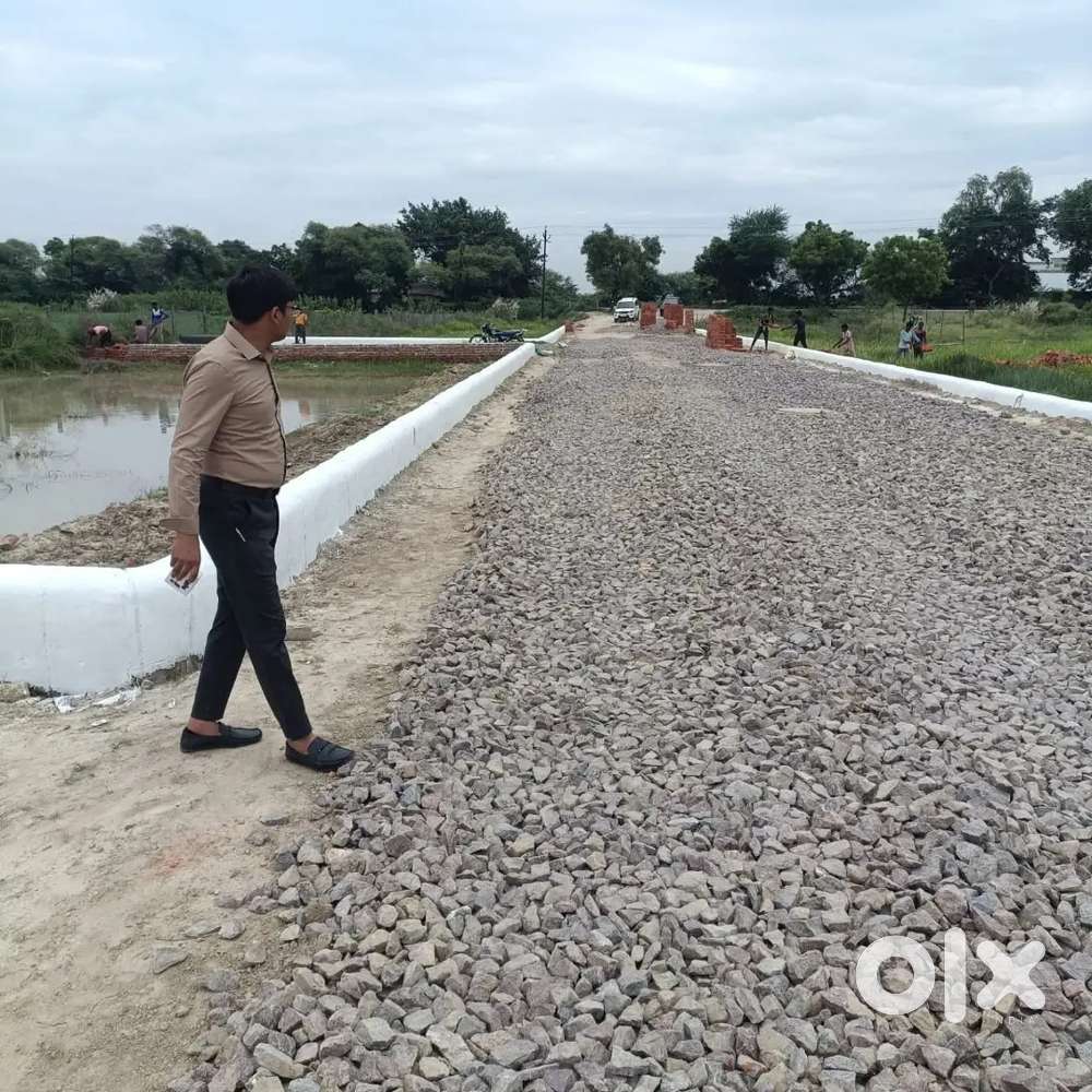 लखनऊ में जेल रोड गोसाईगंज मार्केट के पास अप्रूव्ड प्लाट बैंक लोन केसाथ