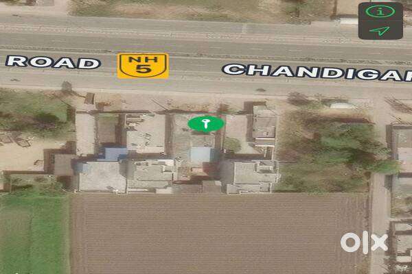 8.7 biswa residential plot. Village Manderan, on National highway 95