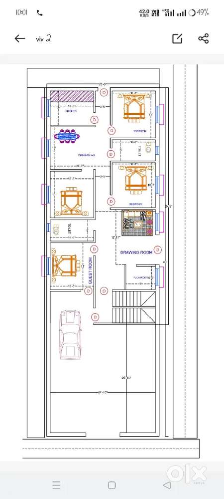 ST plot Ranchi road Chiyaki rajwadih House  uthaya huwa hai dor tak