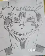 Drawing of sukuna