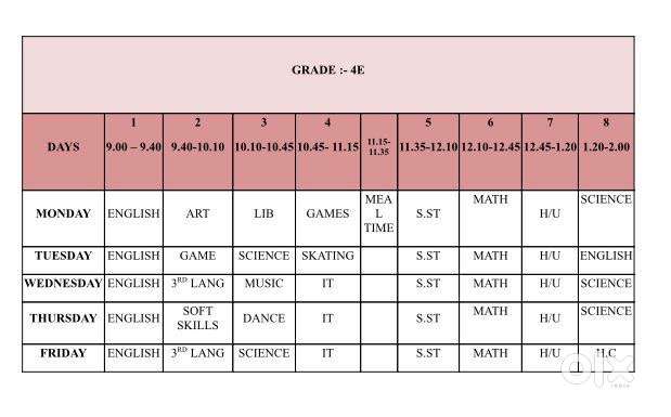 Need female teacher