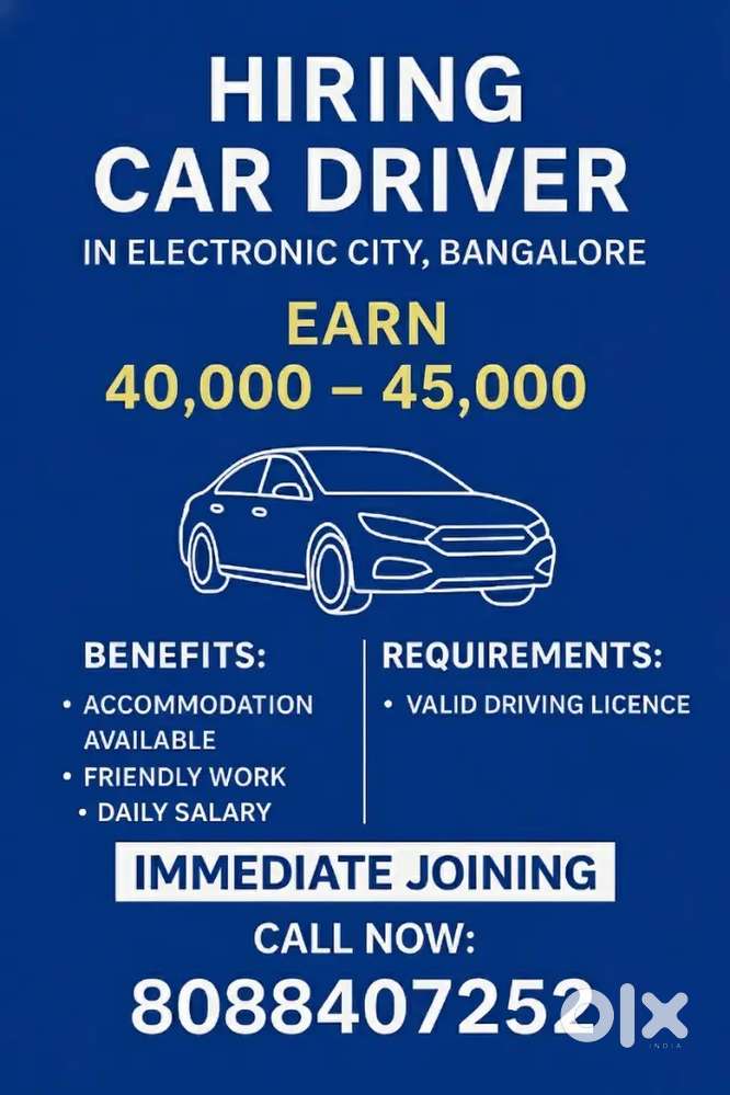 Urgent requirement contact immediately