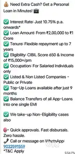 Personal loans