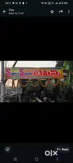 Wanted experienced saruku master for tiffin centre gudivada