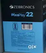 ZEBRONICS PIXAPLAY 22, Smart Projector, 3400 Lumens, 4K Support