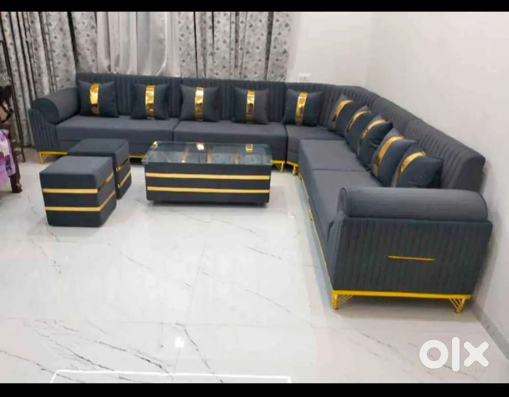 Nagpur Furniture Zone  Luxury L Shaped Sofa Set In Affordable Price