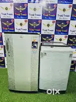 Combo vieodcon single door Fridge and Samsung top load washing machine