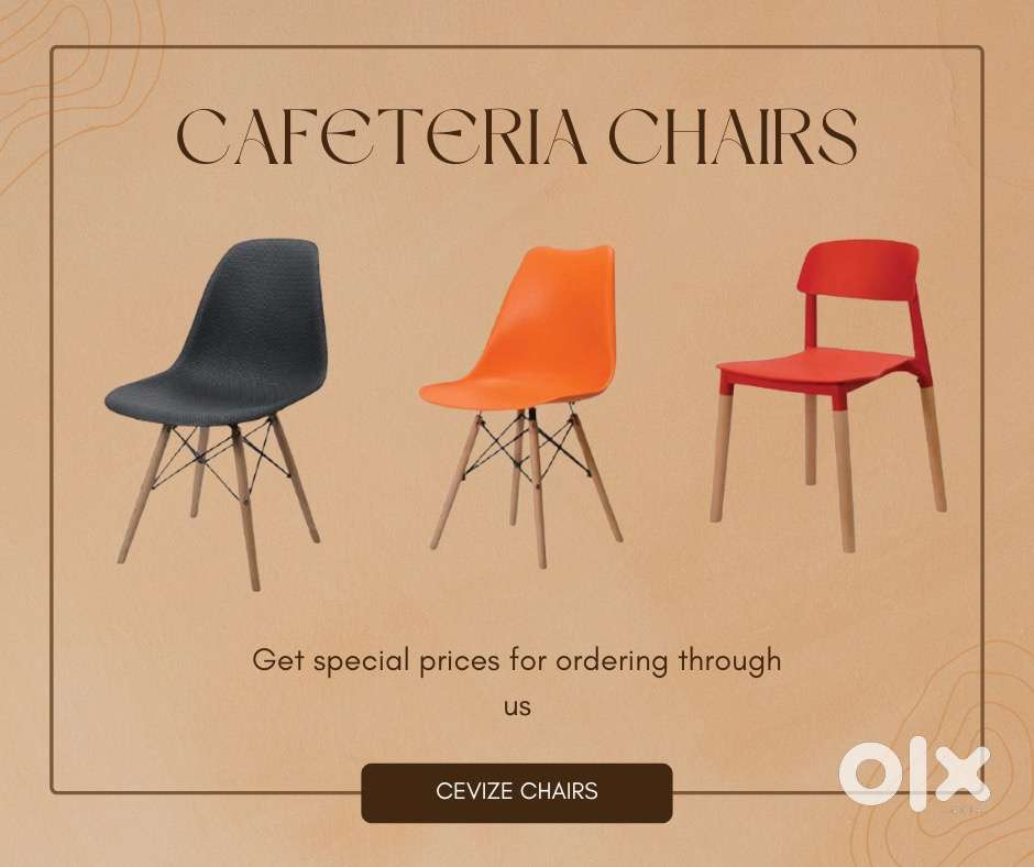 BRAND NEW CAFETERIA CHAIRS