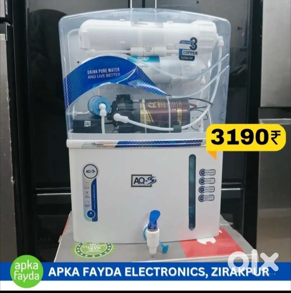 Aqua RO water purifier @3190 only
