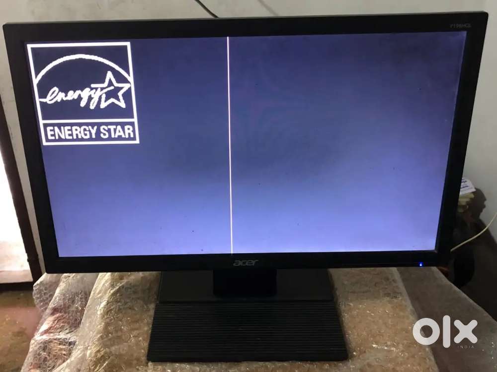Pc setup with monitor