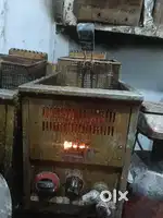 Gas FRYER 18 ltr + Mircowave +food stall + griller burger ..