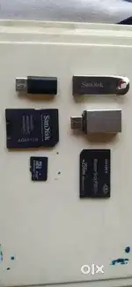 SanDisk cruzer force 64gb usb pendrive metal body & sony memory 256MB