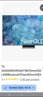 Samsung neo qle for sale