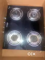 Sunflame gas stove 4burner glass top for sale