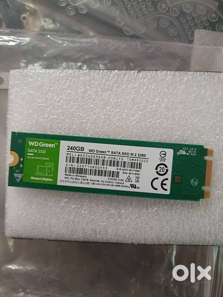 western digital m.2 SSD sata 240gb