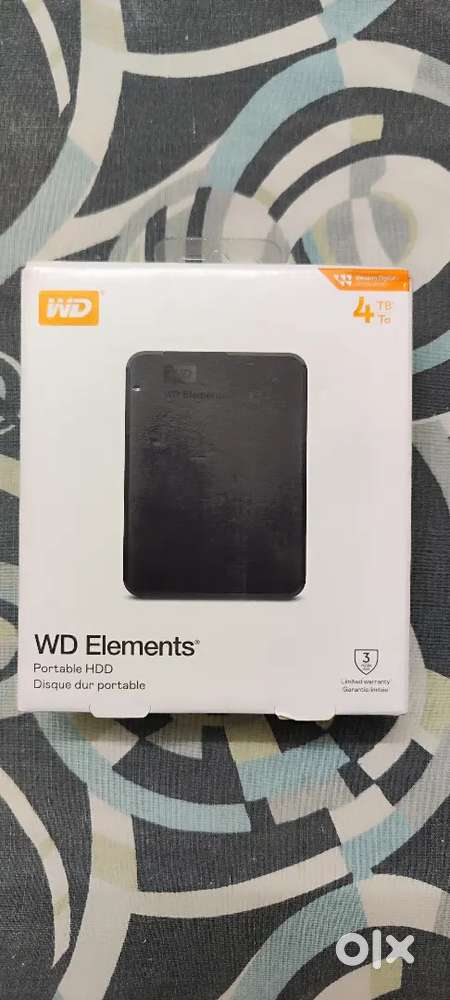 4TB WD seal packed external hard drive