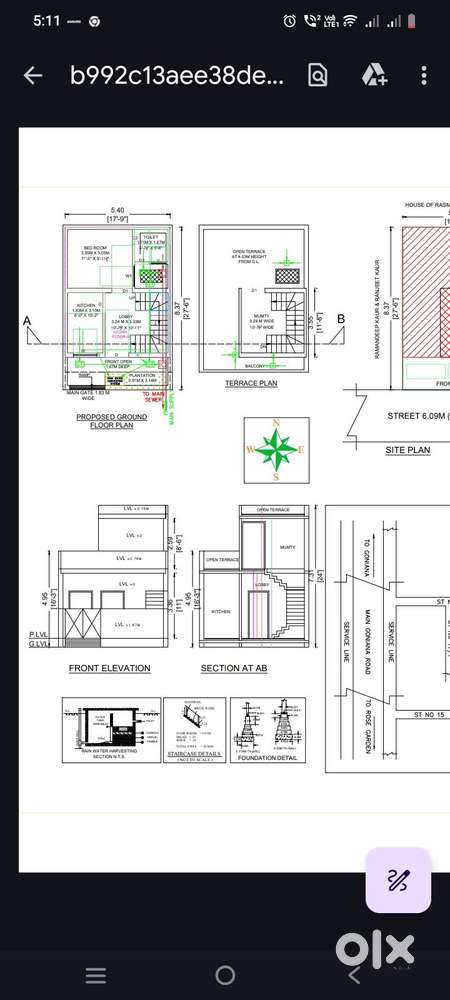 Small plot with good front 18