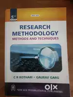 Research Methodology Book by C.R. Kothari & Gaurav Garg – 5th Edition