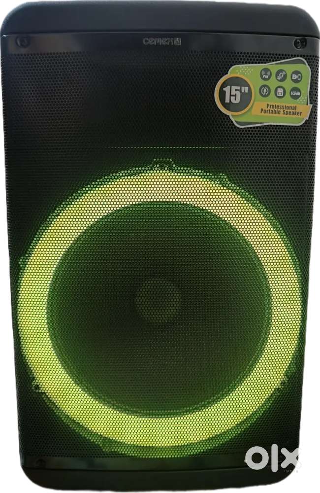 Cemex 15 Portable Speaker with mic (Battery Operated)