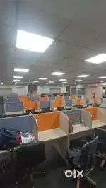 100 plus sitter furnished office on rent mahape