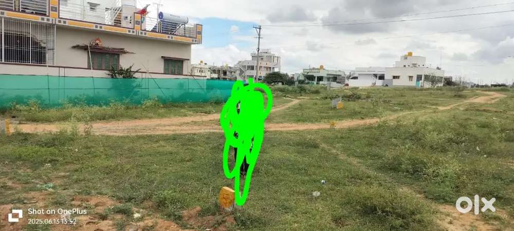 sale my site DC CONVERTED with E-Khata EAST facing Main road  40x30