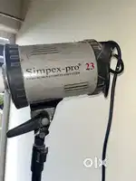 2 units Simpex pro 23 professional lights with all accessories