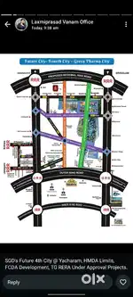 Just 7000/- per sq yrd near yacharam 1km away from rth city