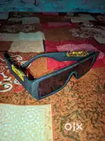 goggle is black colour
