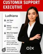 Customer sportive executive female requirement speaking good