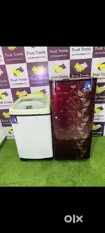 Whirlpool fridge and samsung washing machine fully automatic combo off