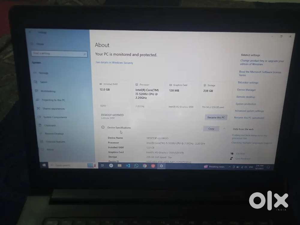 Dell laptop 3450