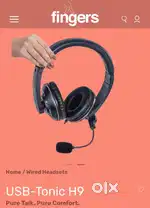 Fingers USB Tonic H9 Headsets