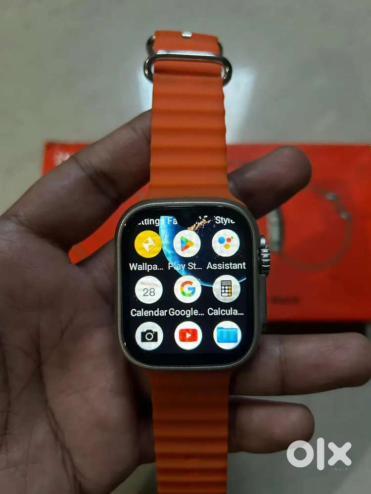 Smartwatch 4g sim support android and dual camera sale or exchange